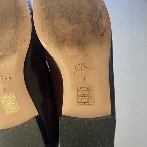 J. Crew Academy Penny Brown Leather Loafers Shoes - Picture 5 of 7